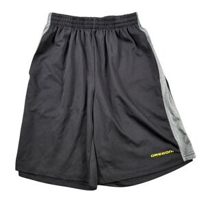 Colosseum Oregon Ducks Mens Medium Black Grey Basketball Training‎ Shorts